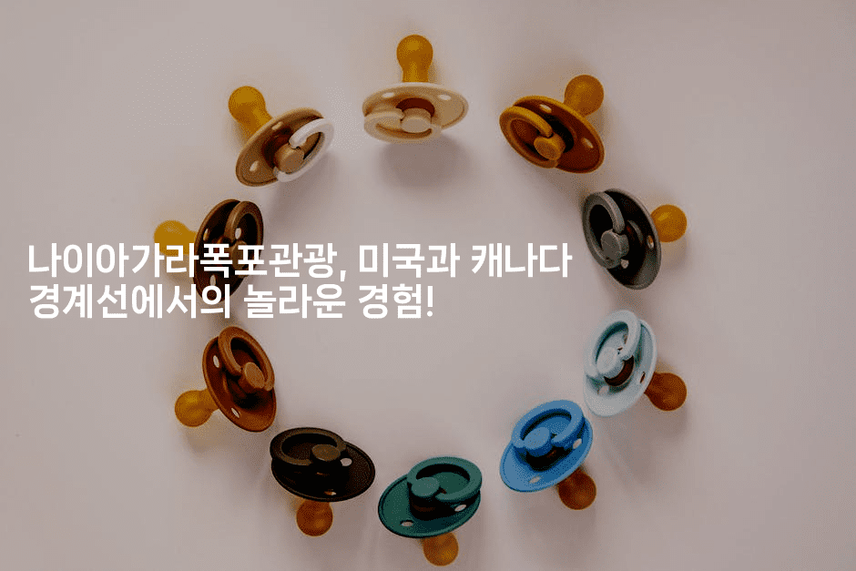 나이아가라폭포관광, 미국과 캐나다 경계선에서의 놀라운 경험!2-미국드리