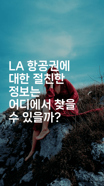 LA 항공권에 대한 절친한 정보는 어디에서 찾을 수 있을까? -미국드리