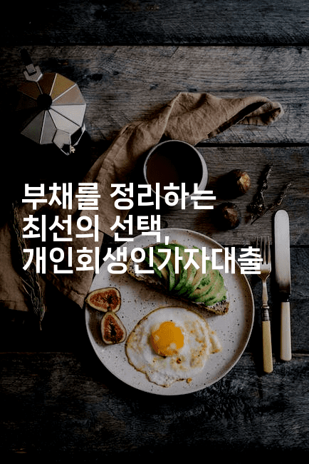 부채를 정리하는 최선의 선택, 개인회생인가자대출-미국드리