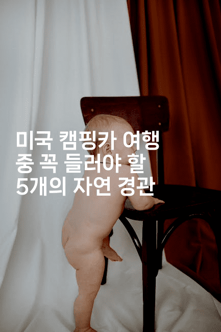 미국 캠핑카 여행 중 꼭 들러야 할 5개의 자연 경관2-미국드리